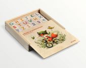 Puiset kirjain- ja numeropalikat